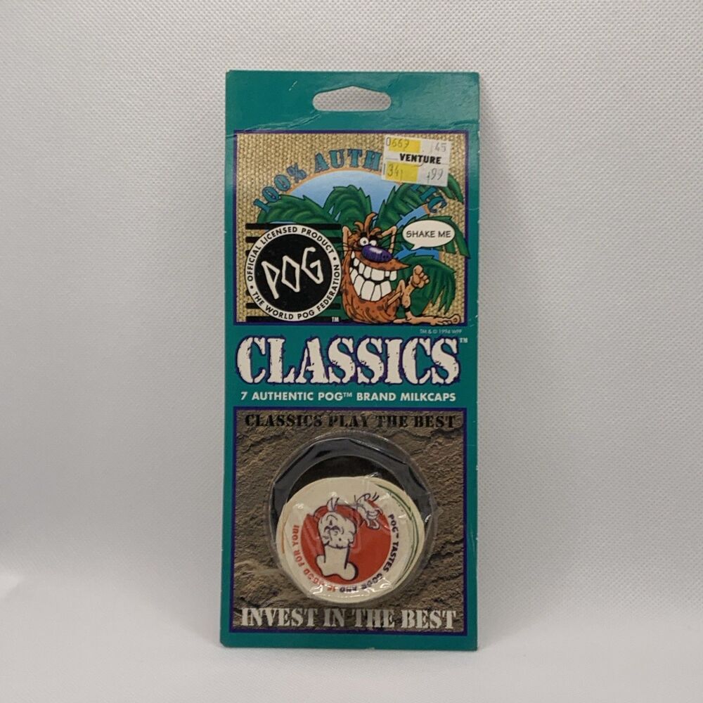 Pog Classics World Pog Federation 1990s Retro Official Authentic Milkcaps *NEW*